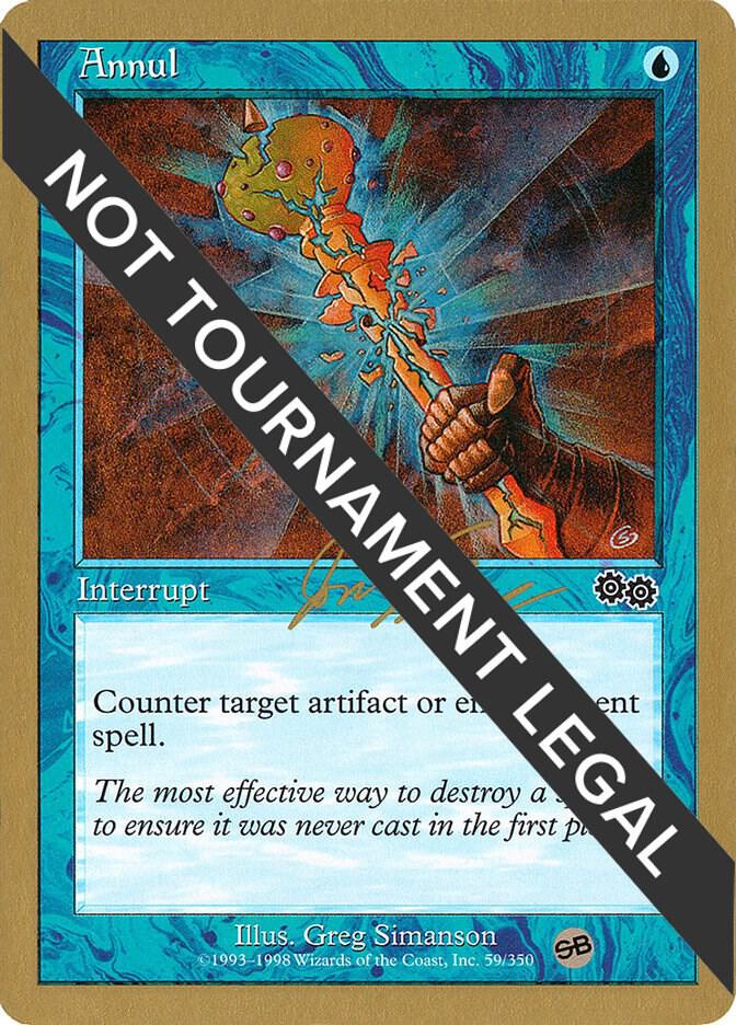 Annul - 2000 Jon Finkel (USG) (SB) card from World Championship Decks