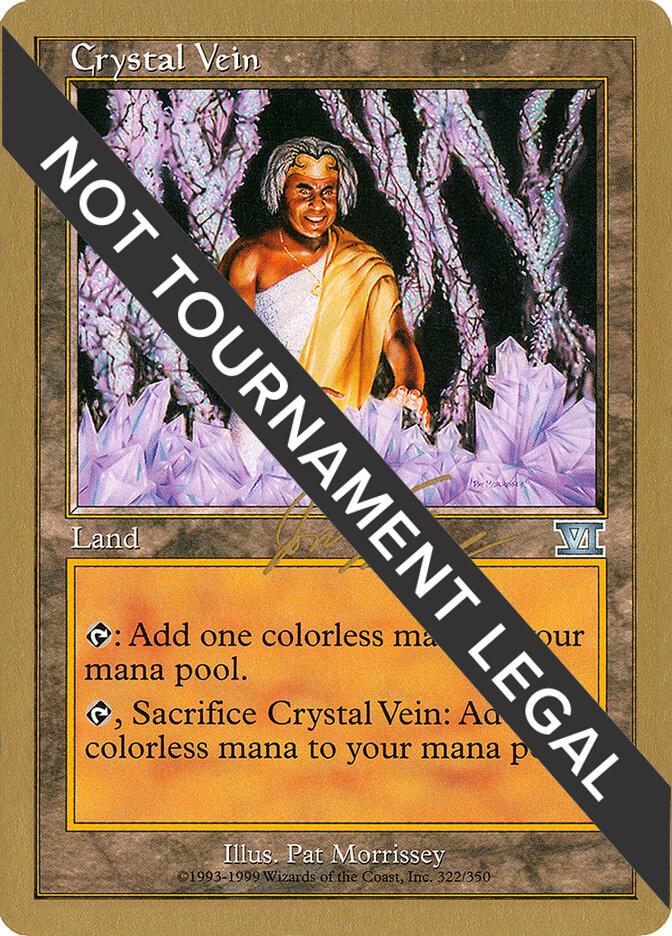 Crystal Vein - 2000 Jon Finkel (6ED) card from World Championship Decks