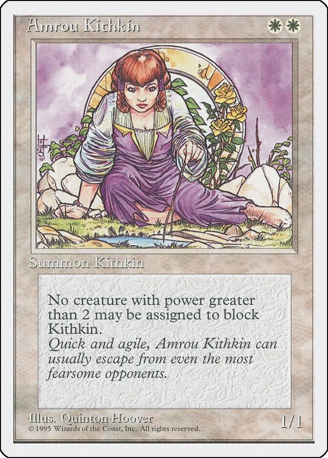 Amrou Kithkin 252 card from Fourth Edition
