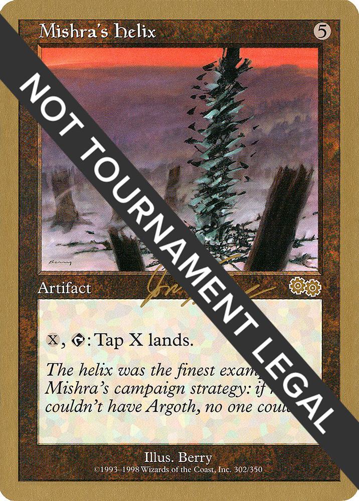Mishra's Helix - 2000 Jon Finkel (USG) card from World Championship Decks