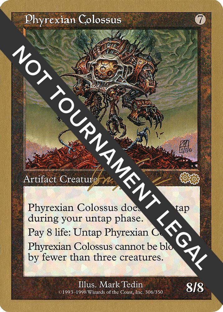 Phyrexian Colossus - 2000 Jon Finkel (USG) card from World Championship Decks