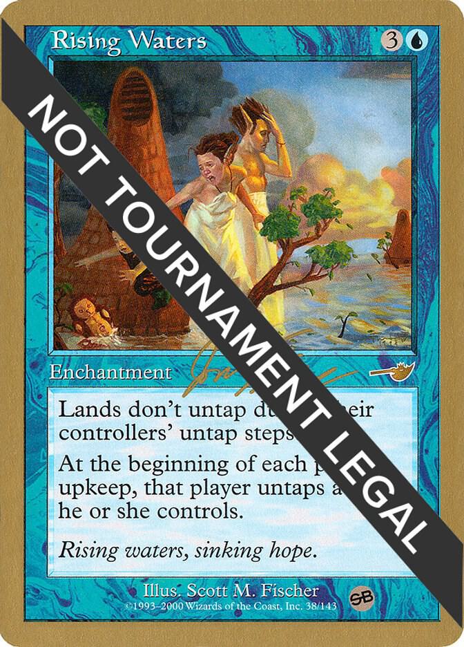 Rising Waters - 2000 Jon Finkel (NMS) (SB) card from World Championship Decks