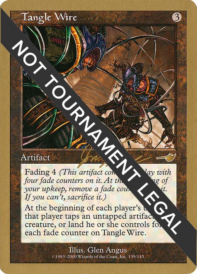 Tangle Wire - 2000 Jon Finkel (NMS) card from World Championship Decks