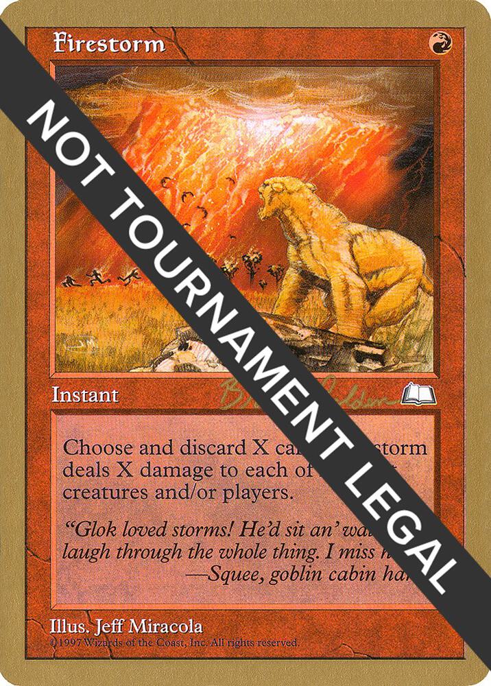 Firestorm - 1998 Brian Selden (WTH) card from World Championship Decks