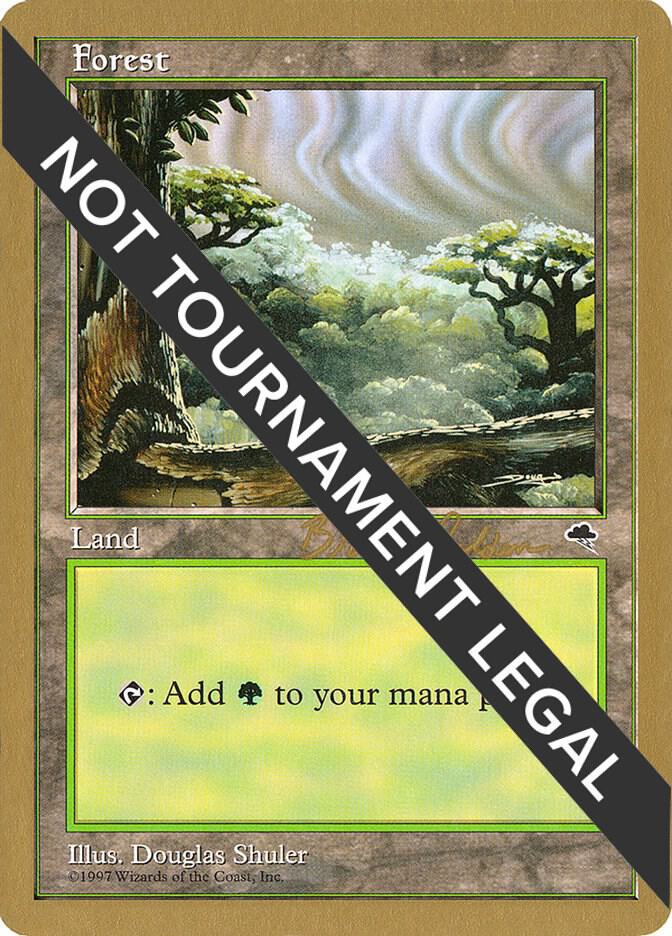Forest (Cloudy) - 1998 Brian Selden (TMP) card from World Championship Decks