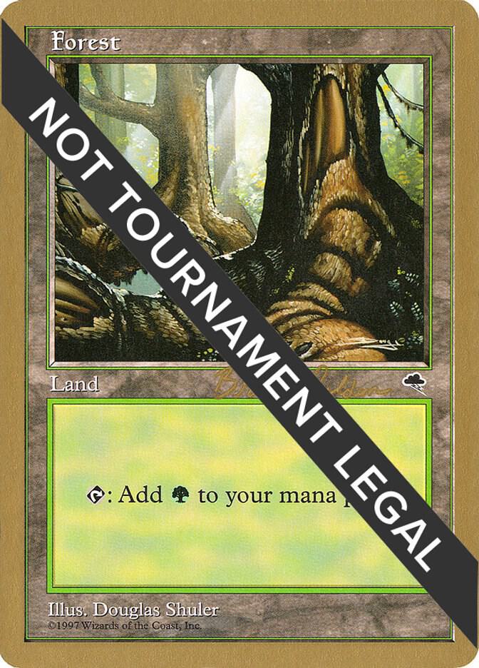 Forest (Pond) - 1998 Brian Selden (TMP) card from World Championship Decks