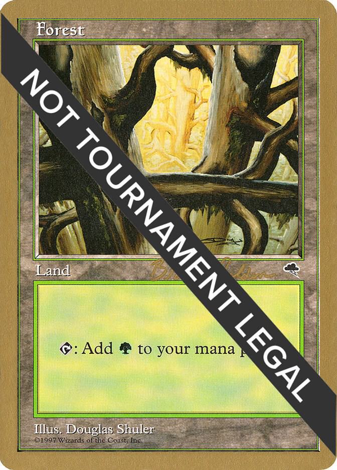 Forest (Ledge) - 1998 Brian Selden (TMP) card from World Championship Decks