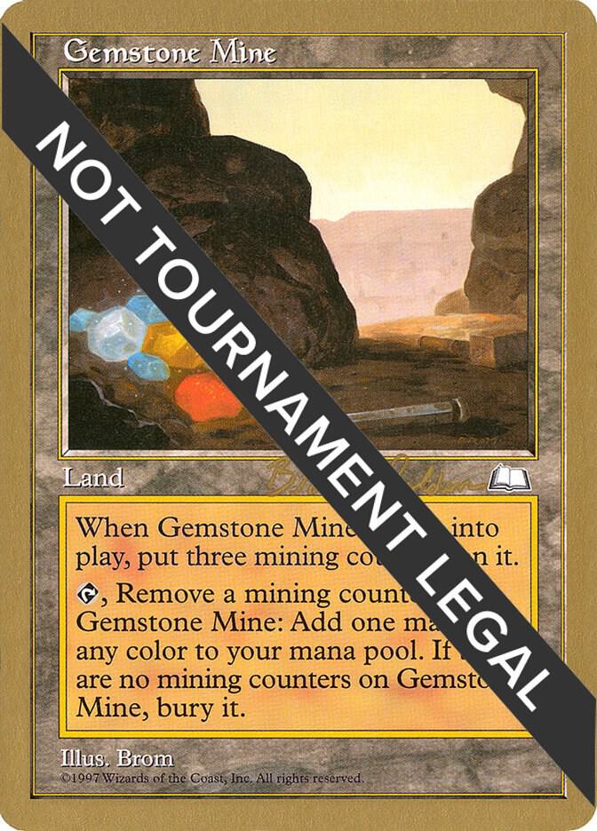 Gemstone Mine - 1998 Brian Selden (WTH) card from World Championship Decks