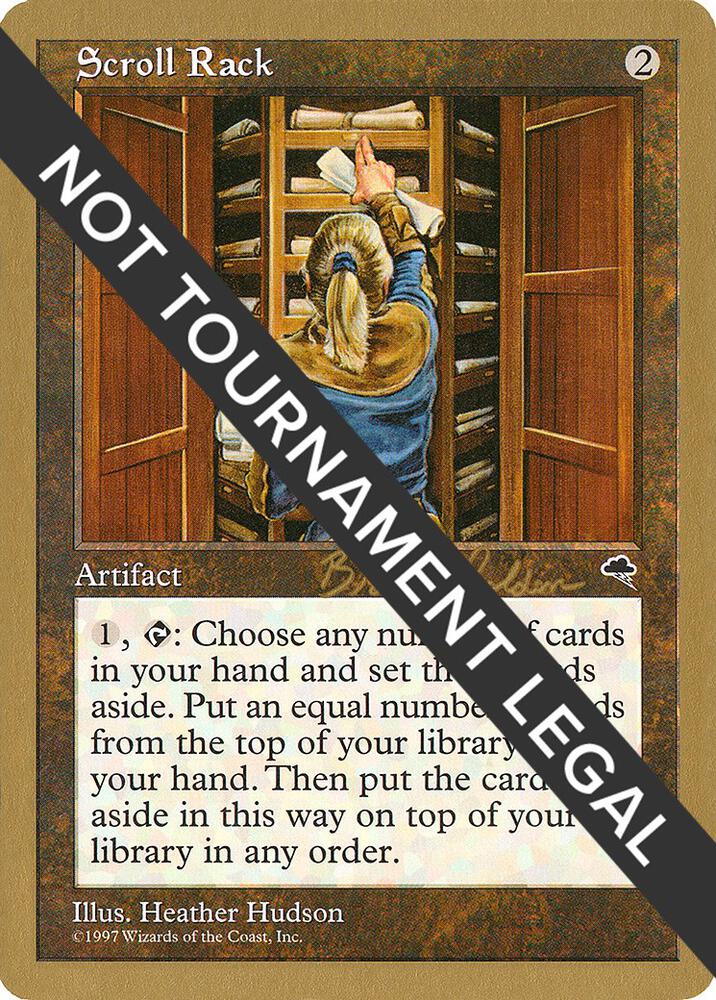 Scroll Rack - 1998 Brian Selden (TMP) card from World Championship Decks