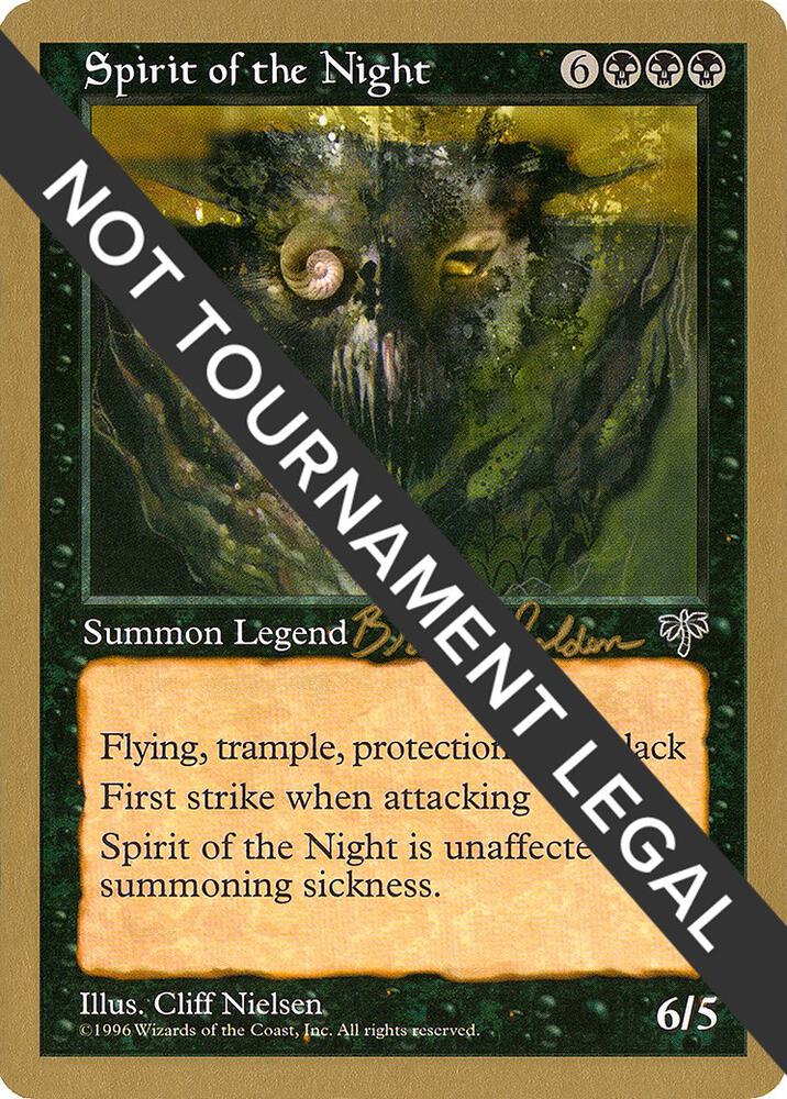 Spirit of the Night - 1998 Brian Selden (MIR) card from World Championship Decks