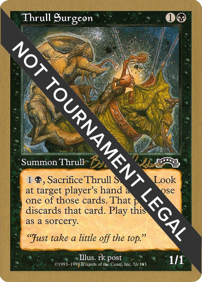 Thrull Surgeon - 1998 Brian Selden (EXO) card from World Championship Decks