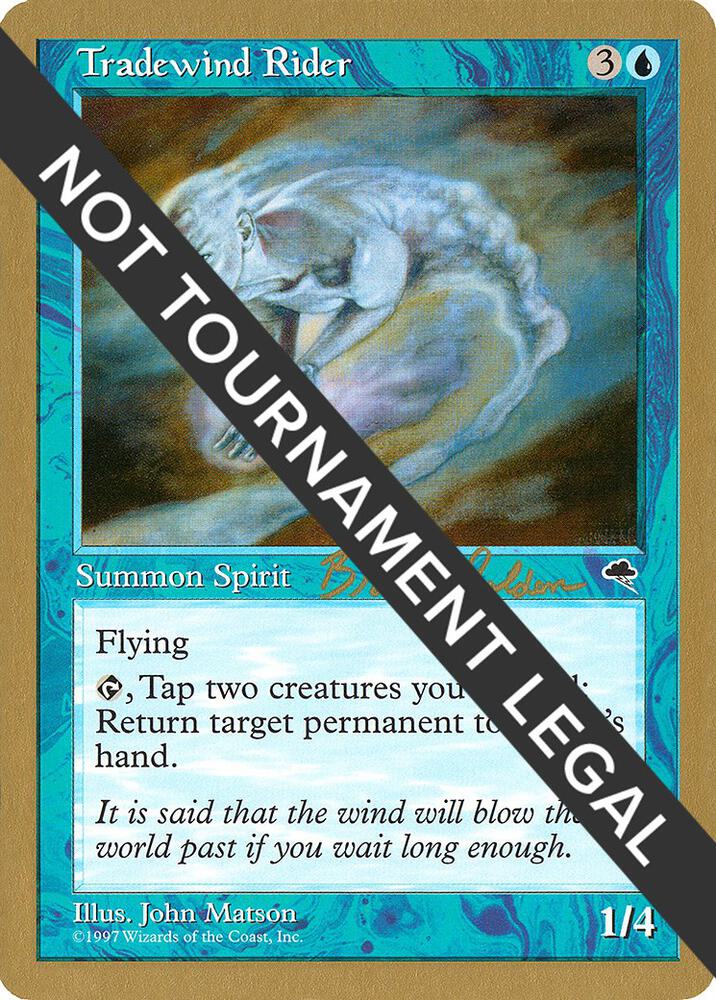 Tradewind Rider - 1998 Brian Selden (TMP) card from World Championship Decks
