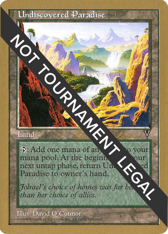 Undiscovered Paradise - 1998 Brian Selden (VIS) card from World Championship Decks