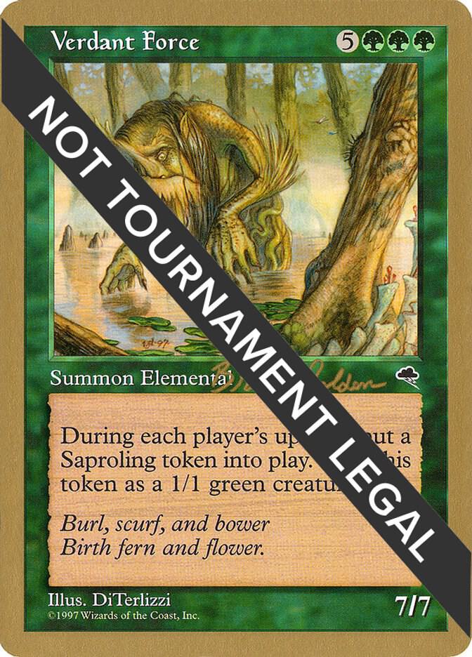 Verdant Force - 1998 Brian Selden (TMP) card from World Championship Decks