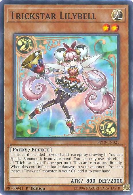 Trickstar Lilybell SP18-EN021 card from Star Pack VRAINS
