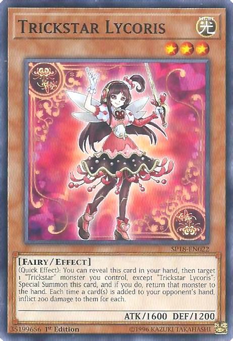 Trickstar Lycoris SP18-EN022 card from Star Pack VRAINS