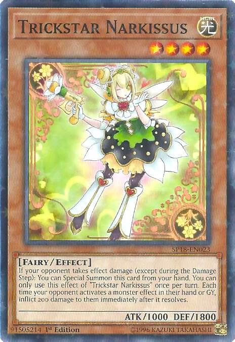 Trickstar Narkissus (Starfoil) SP18-EN023 card from Star Pack VRAINS