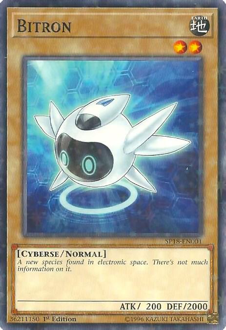 Bitron (Starfoil) SP18-EN001 card from Star Pack VRAINS