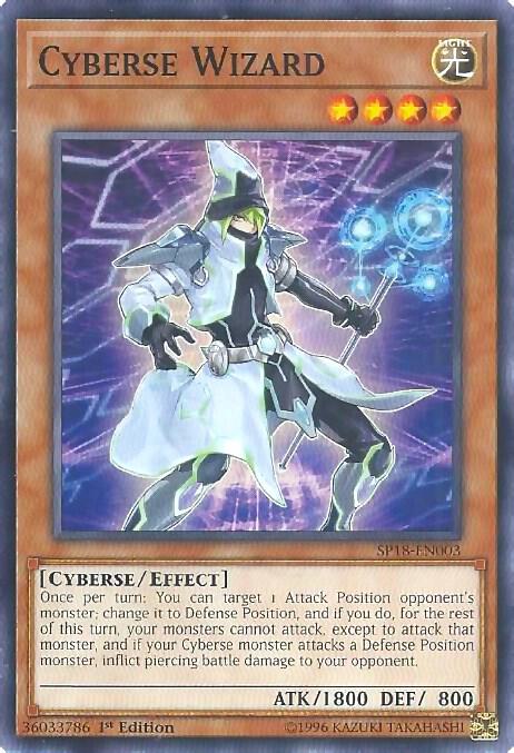 Cyberse Wizard SP18-EN003 card from Star Pack VRAINS