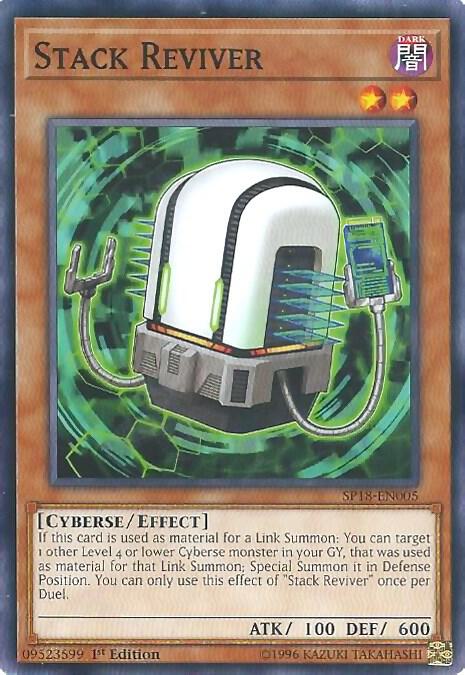 Stack Reviver SP18-EN005 card from Star Pack VRAINS