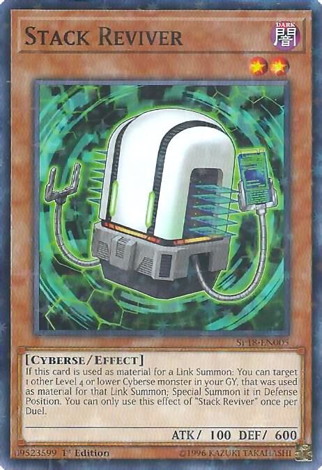 Stack Reviver (Starfoil) SP18-EN005 card from Star Pack VRAINS