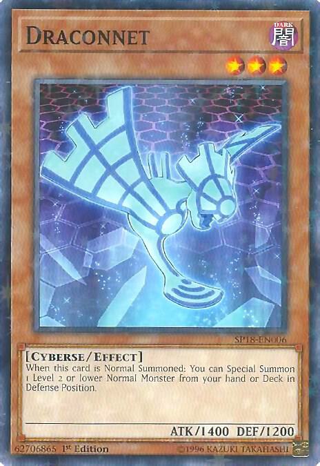 Draconnet (Starfoil) SP18-EN006 card from Star Pack VRAINS