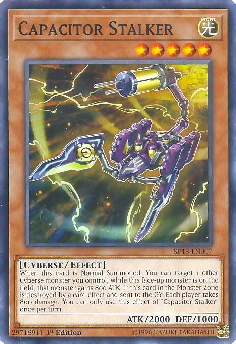 Capacitor Stalker SP18-EN007 card from Star Pack VRAINS