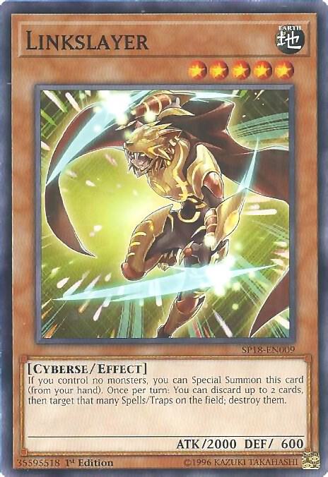Linkslayer SP18-EN009 card from Star Pack VRAINS