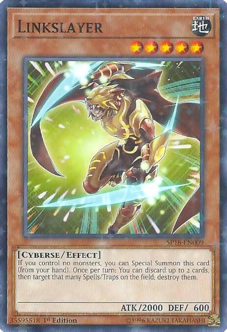 Linkslayer (Starfoil) SP18-EN009 card from Star Pack VRAINS