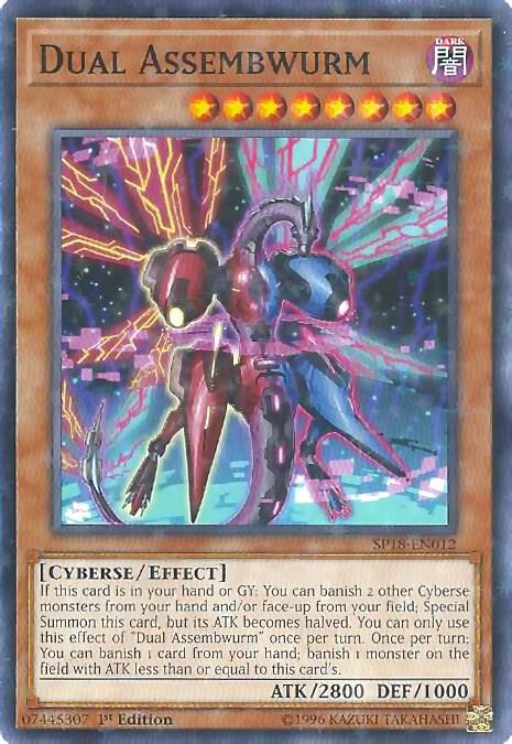 Dual Assembwurm (Starfoil) SP18-EN012 card from Star Pack VRAINS