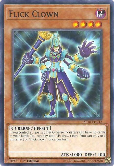 Flick Clown SP18-EN013 card from Star Pack VRAINS
