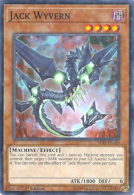 Jack Wyvern (Starfoil) SP18-EN016 card from Star Pack VRAINS