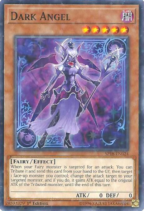 Dark Angel (Starfoil) SP18-EN024 card from Star Pack VRAINS