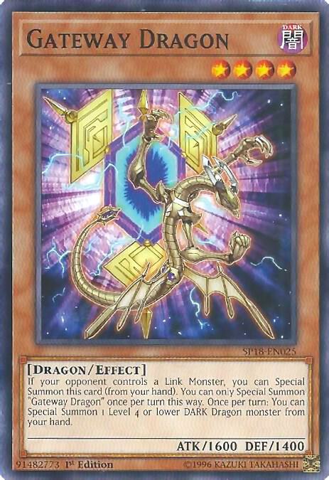 Gateway Dragon SP18-EN025 card from Star Pack VRAINS