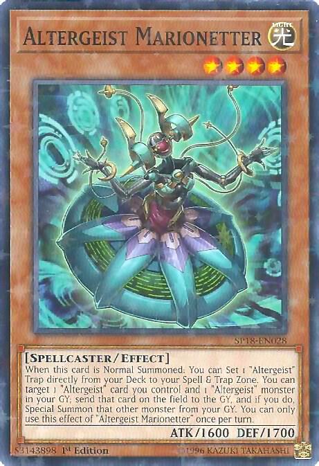 Altergeist Marionetter (Starfoil) SP18-EN028 card from Star Pack VRAINS