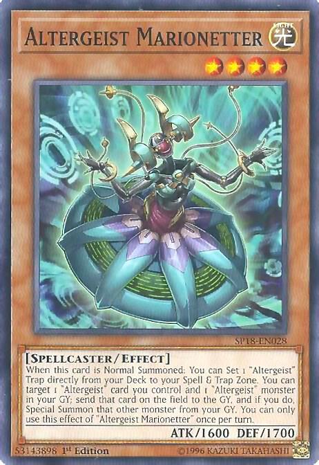 Altergeist Marionetter SP18-EN028 card from Star Pack VRAINS