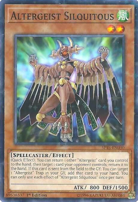 Altergeist Silquitous (Starfoil) SP18-EN030 card from Star Pack VRAINS
