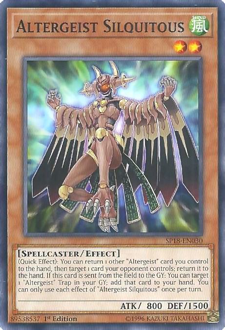 Altergeist Silquitous SP18-EN030 card from Star Pack VRAINS