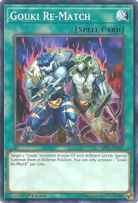 Gouki Re-Match SP18-EN039 card from Star Pack VRAINS