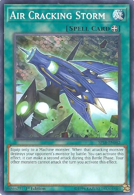 Air Cracking Storm SP18-EN042 card from Star Pack VRAINS
