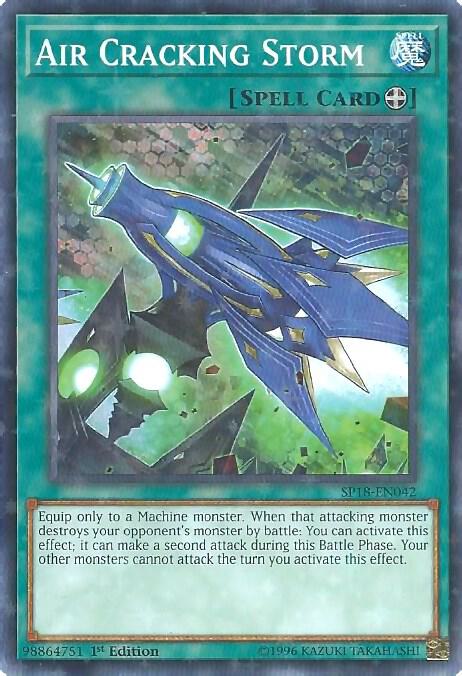 Air Cracking Storm (Starfoil) SP18-EN042 card from Star Pack VRAINS