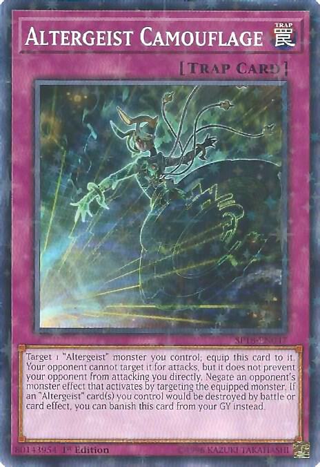 Altergeist Camouflage (Starfoil) SP18-EN047 card from Star Pack VRAINS