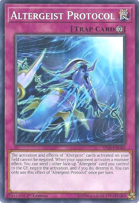 Altergeist Protocol SP18-EN048 card from Star Pack VRAINS
