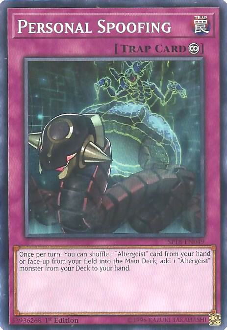 Personal Spoofing SP18-EN049 card from Star Pack VRAINS