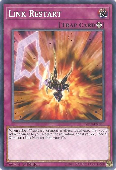 Link Restart SP18-EN050 card from Star Pack VRAINS