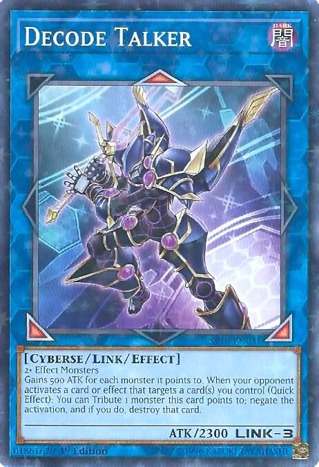 Decode Talker (Starfoil) SP18-EN031 card from Star Pack VRAINS