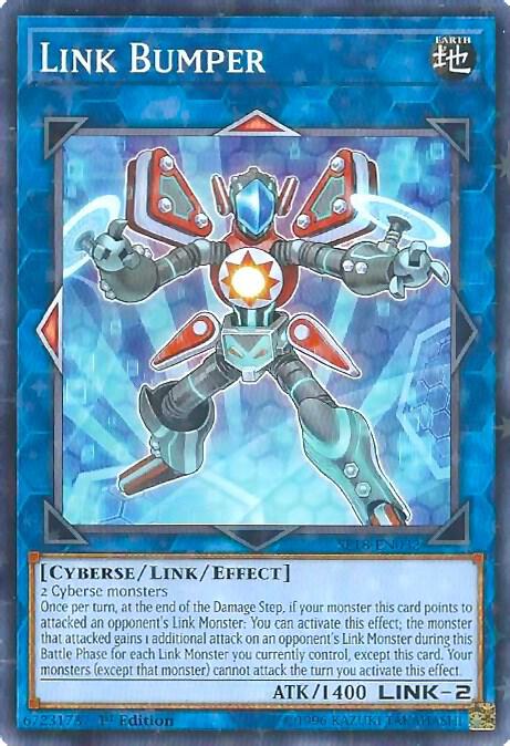 Link Bumper (Starfoil) SP18-EN032 card from Star Pack VRAINS