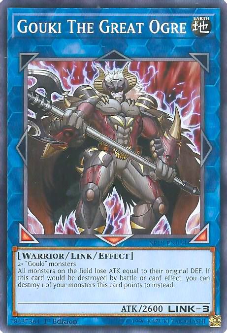 Gouki The Great Ogre SP18-EN034 card from Star Pack VRAINS