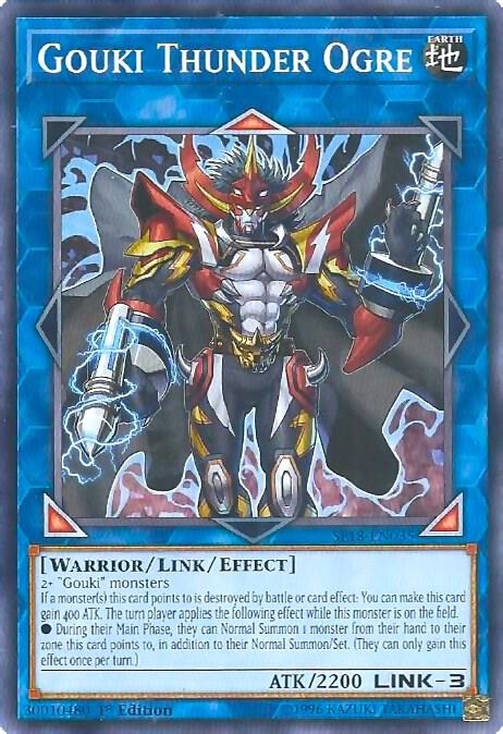 Gouki Thunder Ogre SP18-EN035 card from Star Pack VRAINS