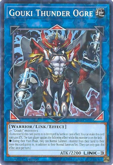 Gouki Thunder Ogre (Starfoil) SP18-EN035 card from Star Pack VRAINS